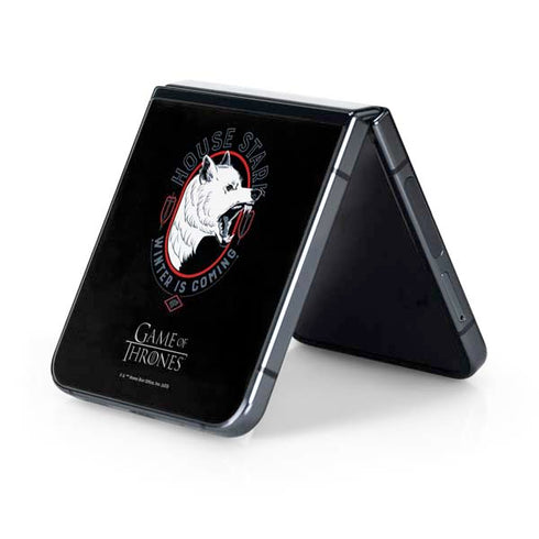 Game of Thrones: House Stark Direwolf Galaxy Z Flip5 5G Skin